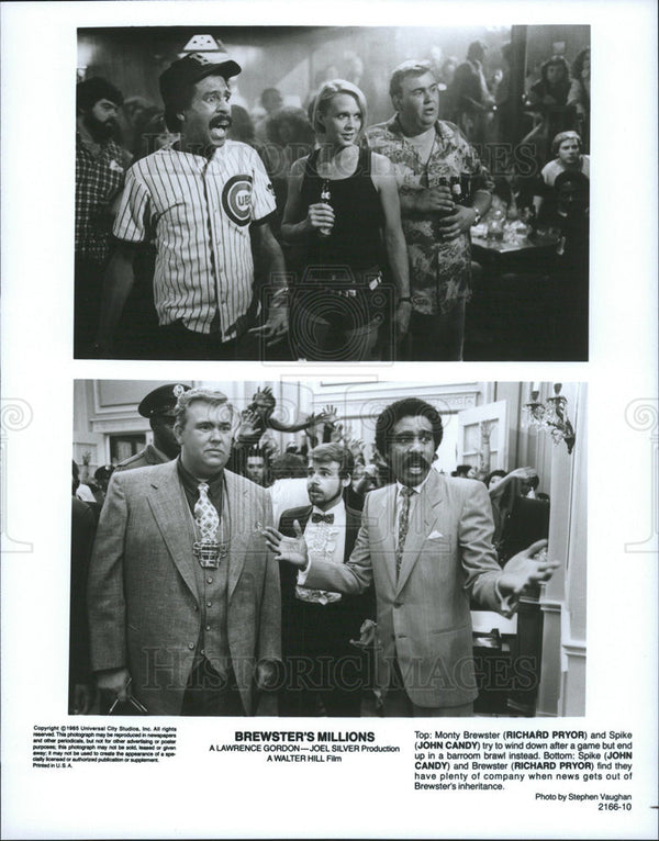 Richard Pryor, John Candy in Brewster's Millions 1985 vintage promo ...