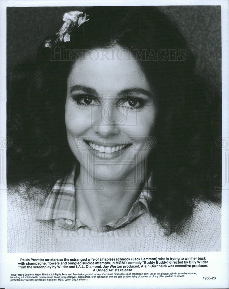 Paula Prentiss stars in Buddy Buddy 1981 vintage promo photo print ...