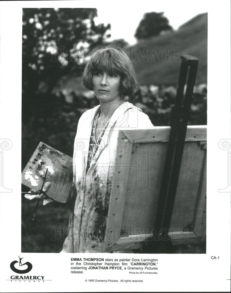 1995 Press Photo Emma Thompson stars in &quot;Carrington&quot; - Historic Images