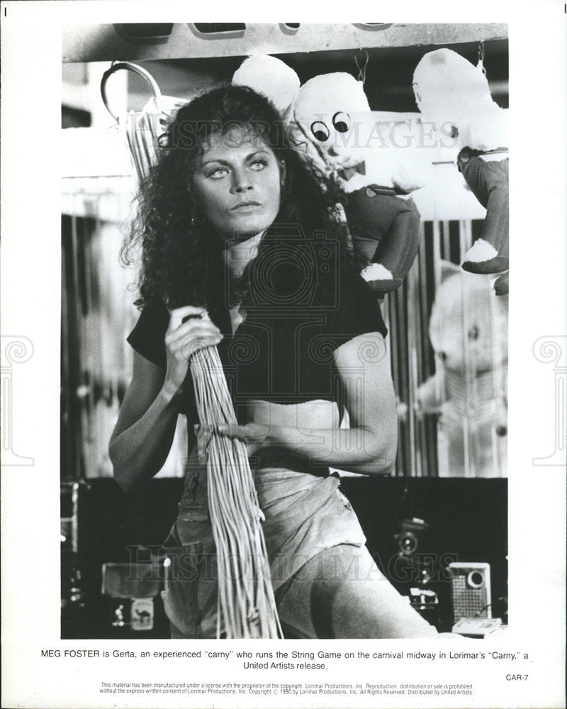 1980 Press Photo Meg Foster stars in "Carny" - Historic Images