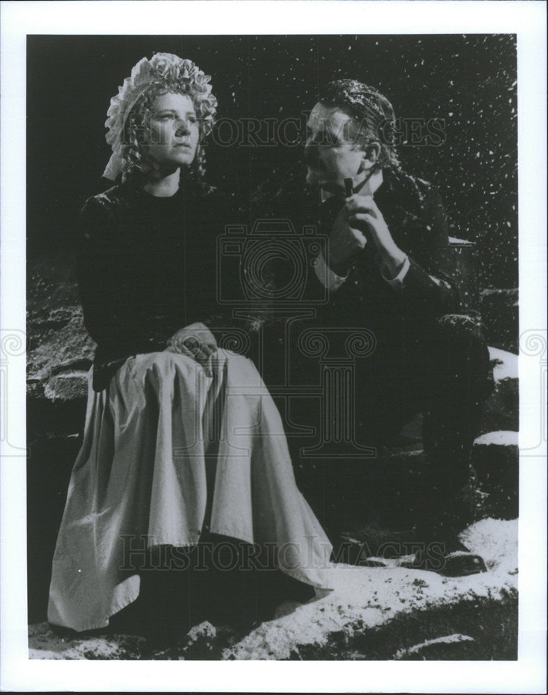 1983 Press Photo Gosia Dobrowolska &amp; Paul Cox in &quot;Careful&quot; - Historic Images