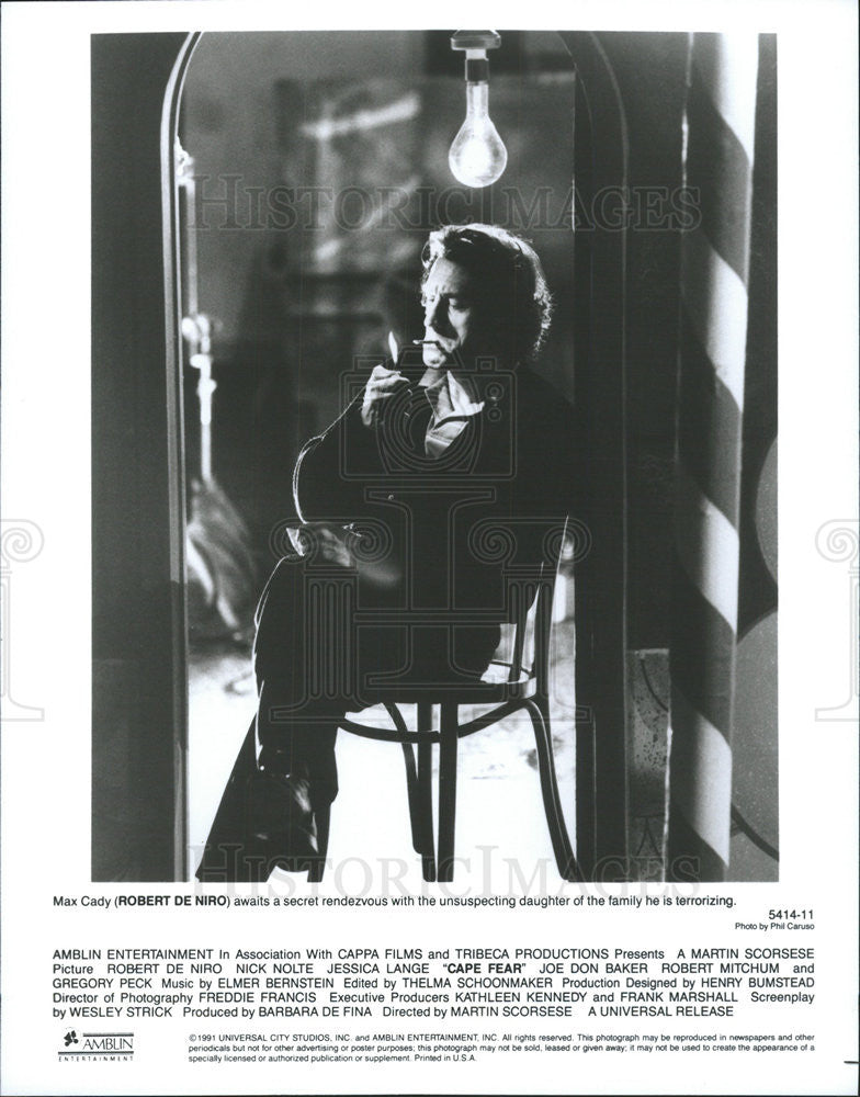 1991 Press Photo Robert De Niro stars in &quot;Cape Fear&quot; - Historic Images