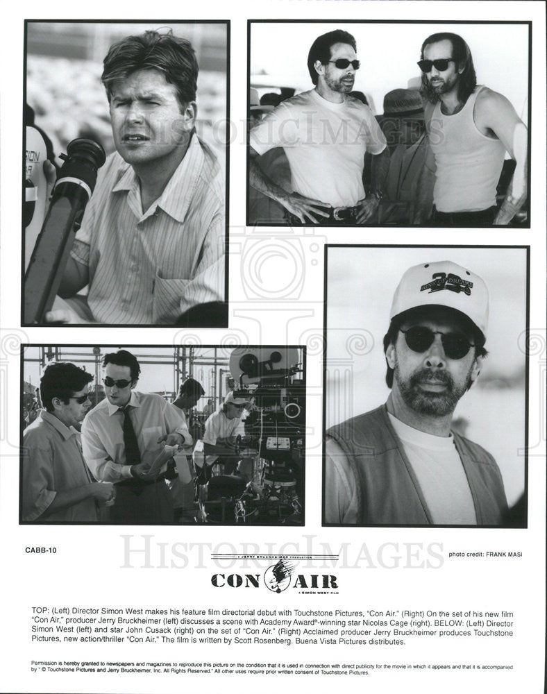 Press Photo Simon West Director Jerry Bruckheimer Producer Nicholas Cage John - Historic Images