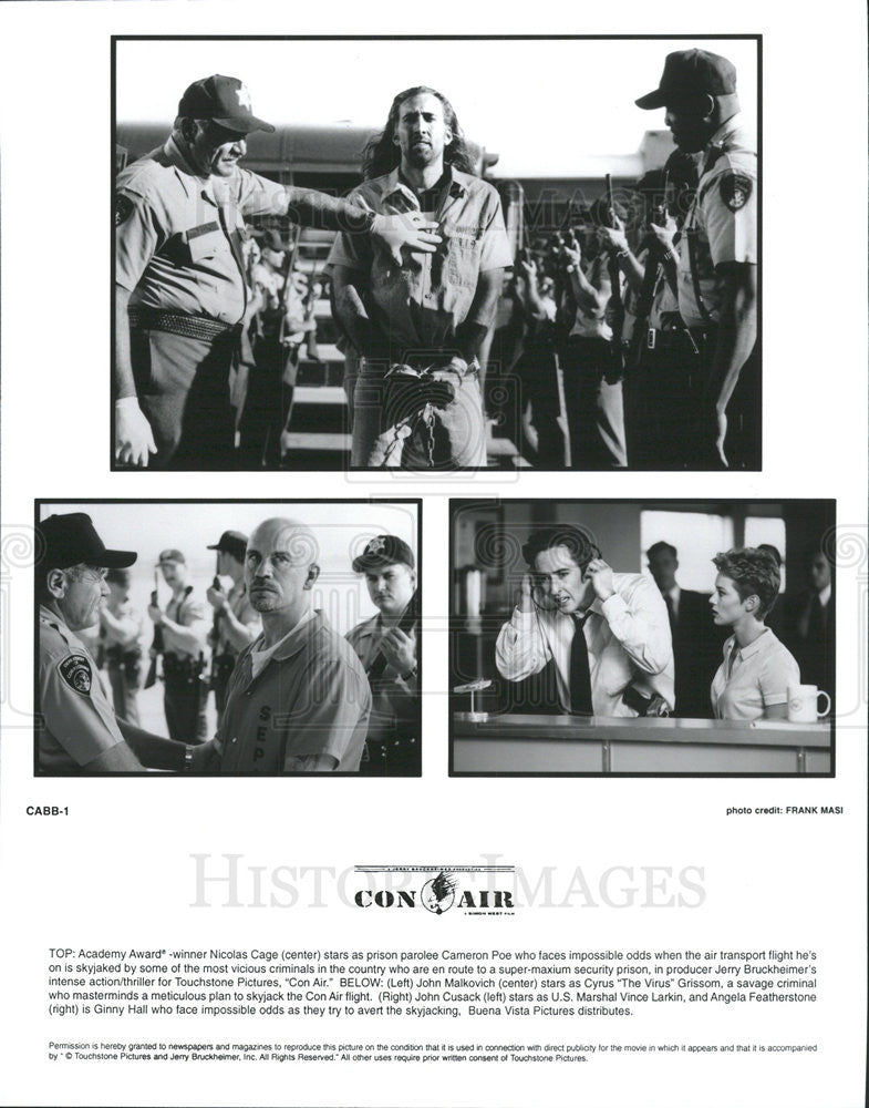 Press Photo Nicholas Cage John Malkovich Cusack Angela Featherstone Actors Con - Historic Images