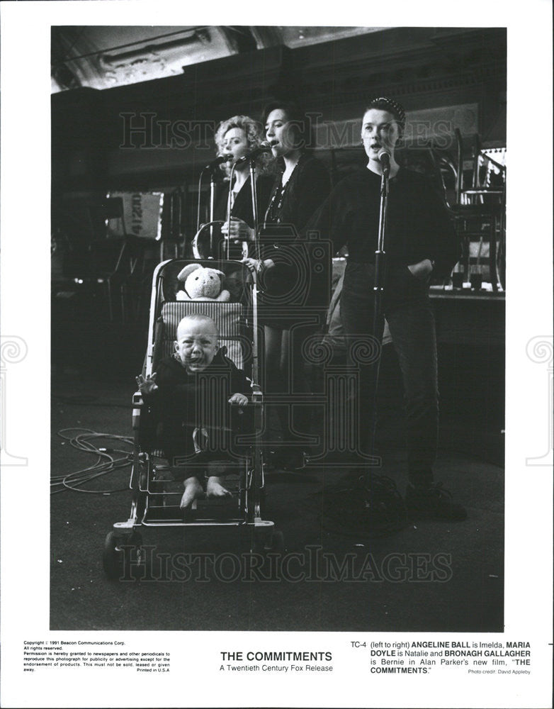 1991 Press Photo Angeline Ball Maria Doyle Bronagh Gallagher Star - Historic Images