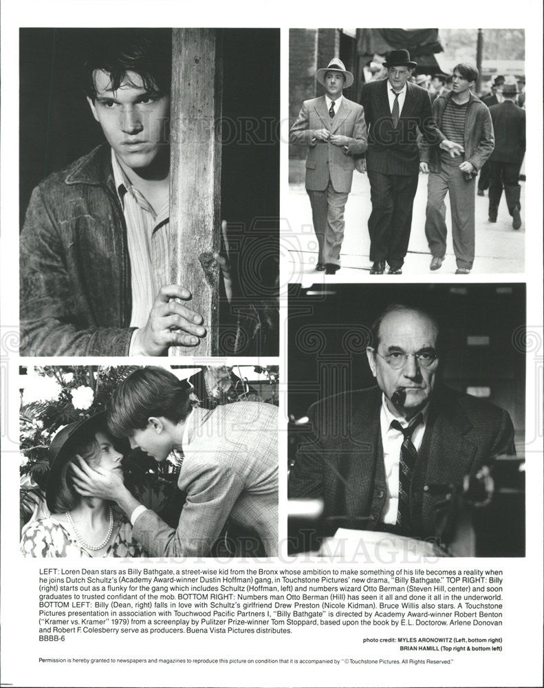 Press Photo Loren Dean Dustin Hoffman Steven HIll Nicole Kidman Actors Billy - Historic Images