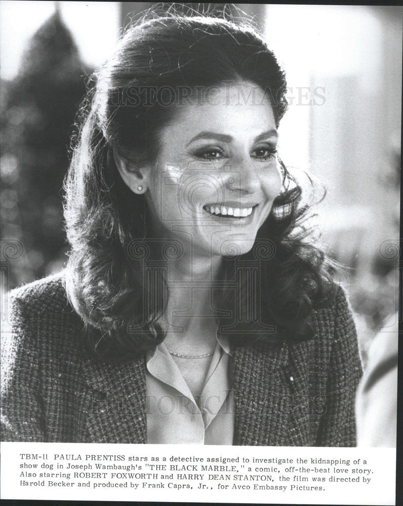 1980 Press Photo Paula Prentiss The Black Marble - Historic Images