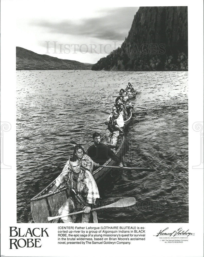 1991 Press Photo Lothaire Bluteau in &quot;Black Robe&quot; - Historic Images