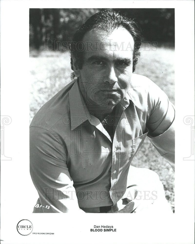 1984 Press Photo Blood Simple Dan Hedaya - Historic Images