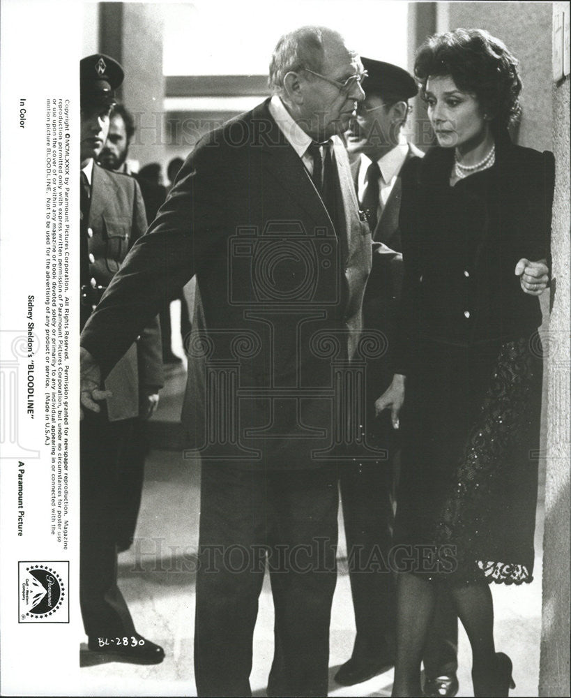 1979 Press Photo Bloodline Audrey Hepburn - Historic Images