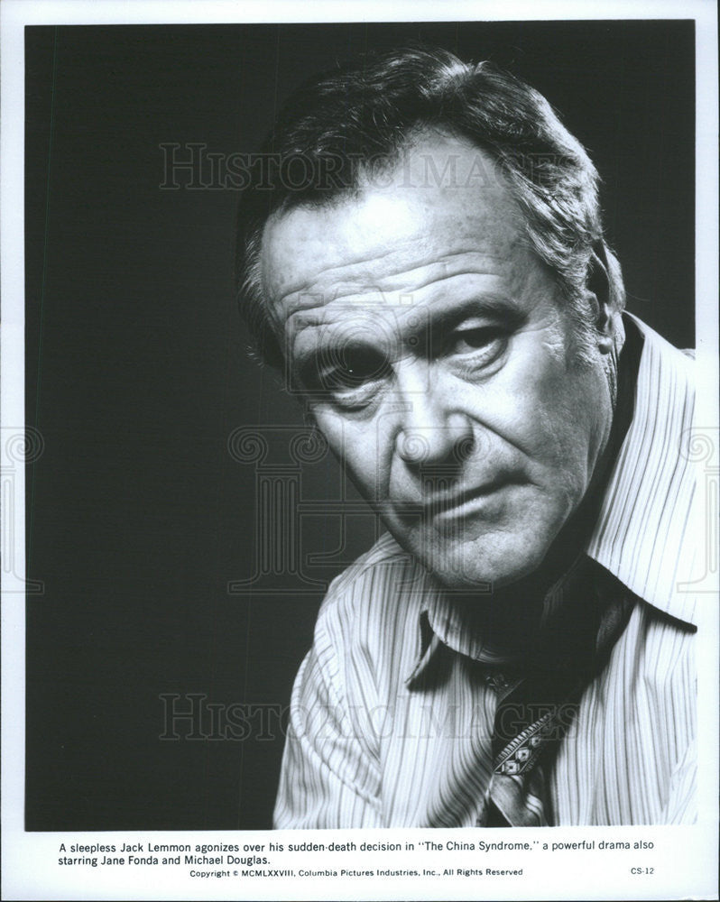 1978 Press Photo The China Syndrome Jack Lemmon - Historic Images