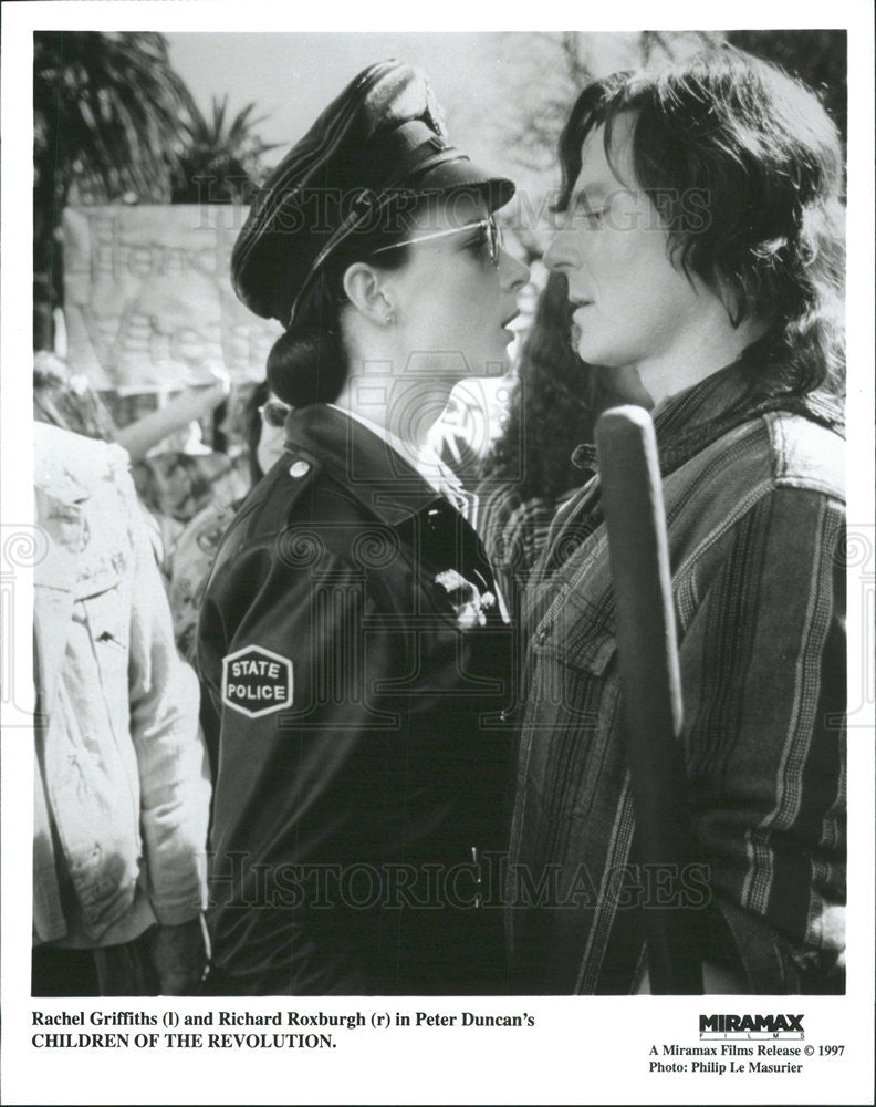 1997 Press Photo Rachel Griffiths and Richard Roxburgh - Historic Images