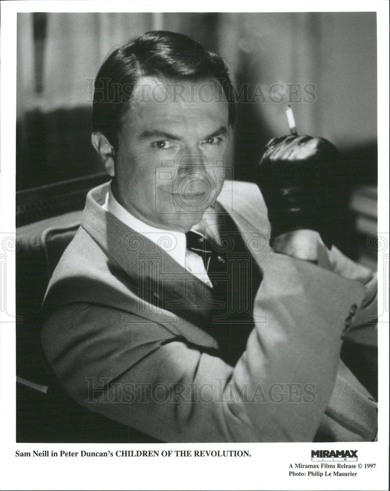 1997 Press Photo Sam Neill in &quot;Children of The Revolution&quot; - Historic Images