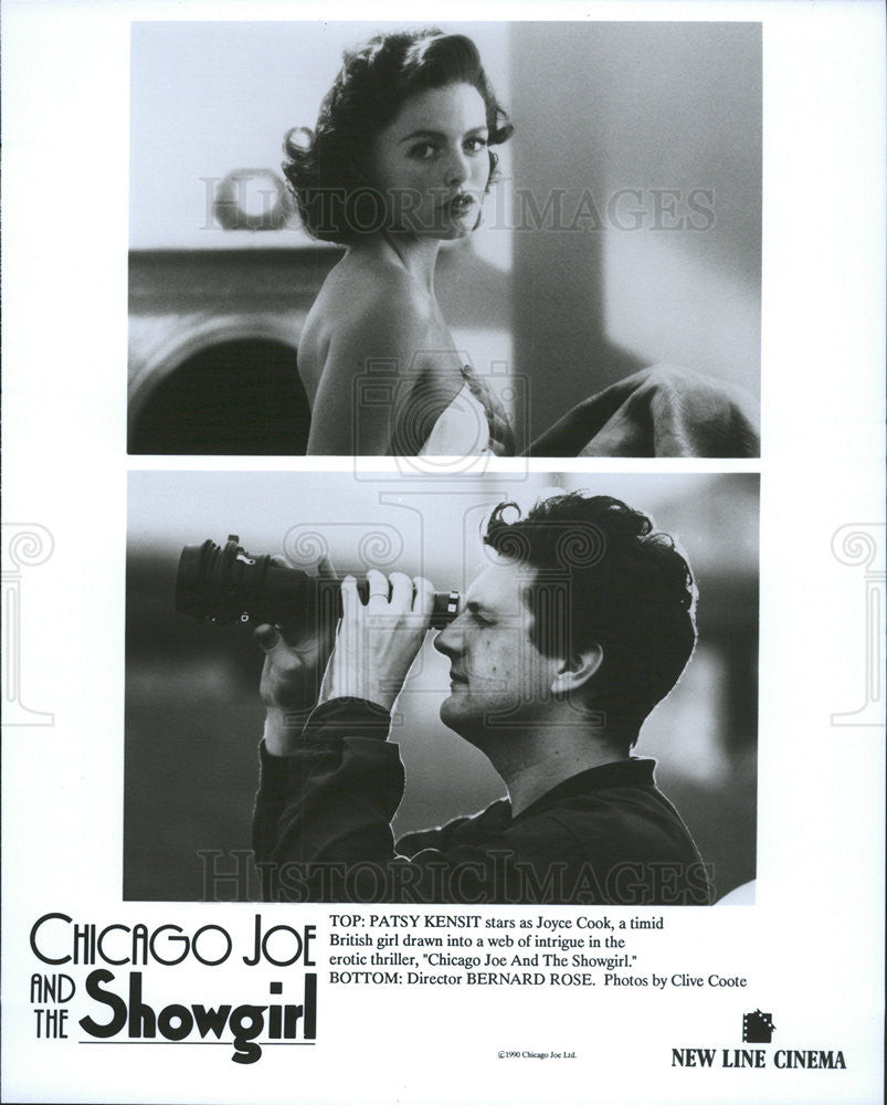 1990 Press Photo Patsy Kensit Stars In Chicago Joe &amp; The Showgirl - Historic Images