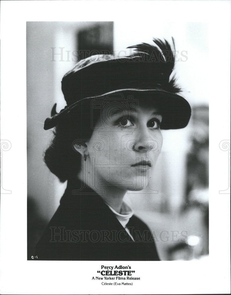 Press Photo Eva Mattes Actress Celeste - Historic Images