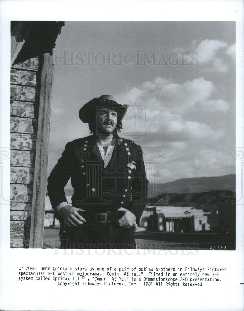 1981 Press Photo Comin&#39; At Ya&#39; Gene Quintano - Historic Images