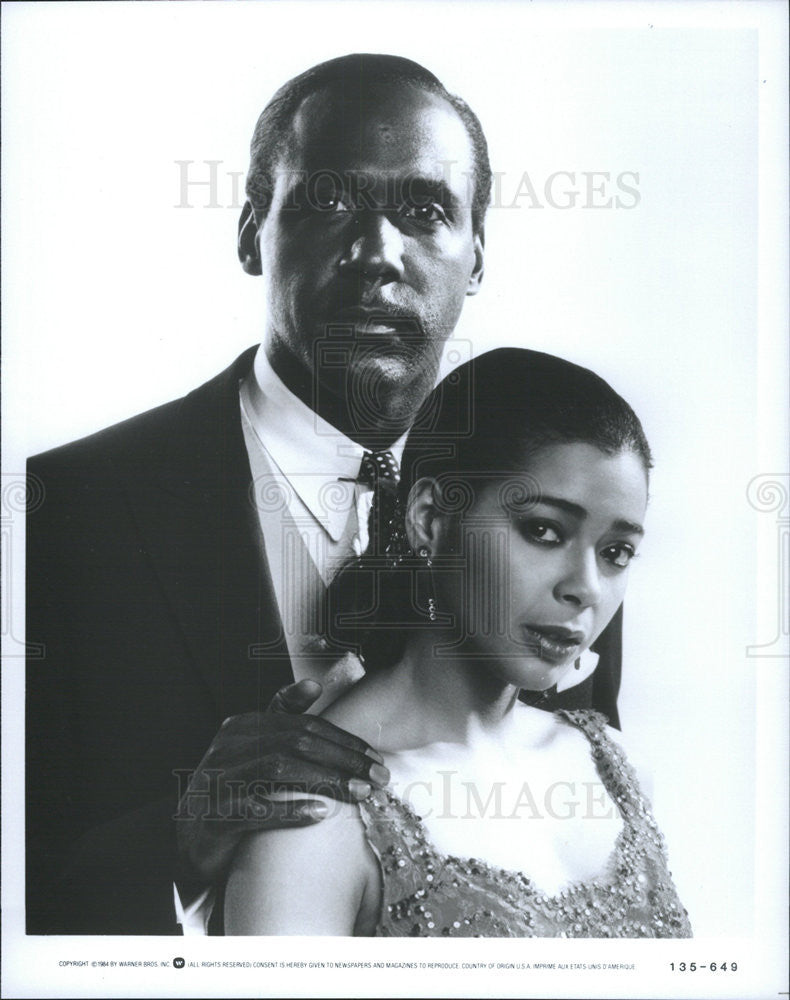 1984 Press Photo City Heat Richard Roundtree Irene Cara - Historic Images