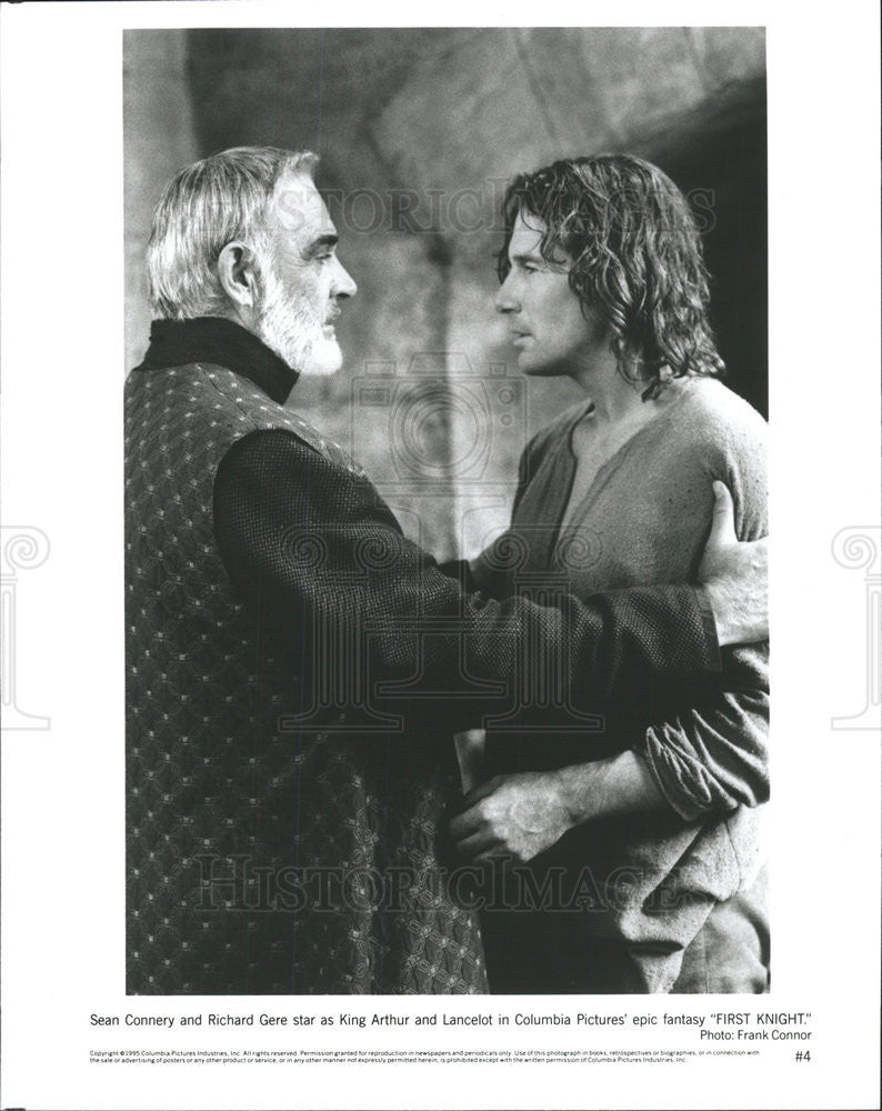 1995 Press Photo First Knight Richard Gere Sean Connery - Historic Images
