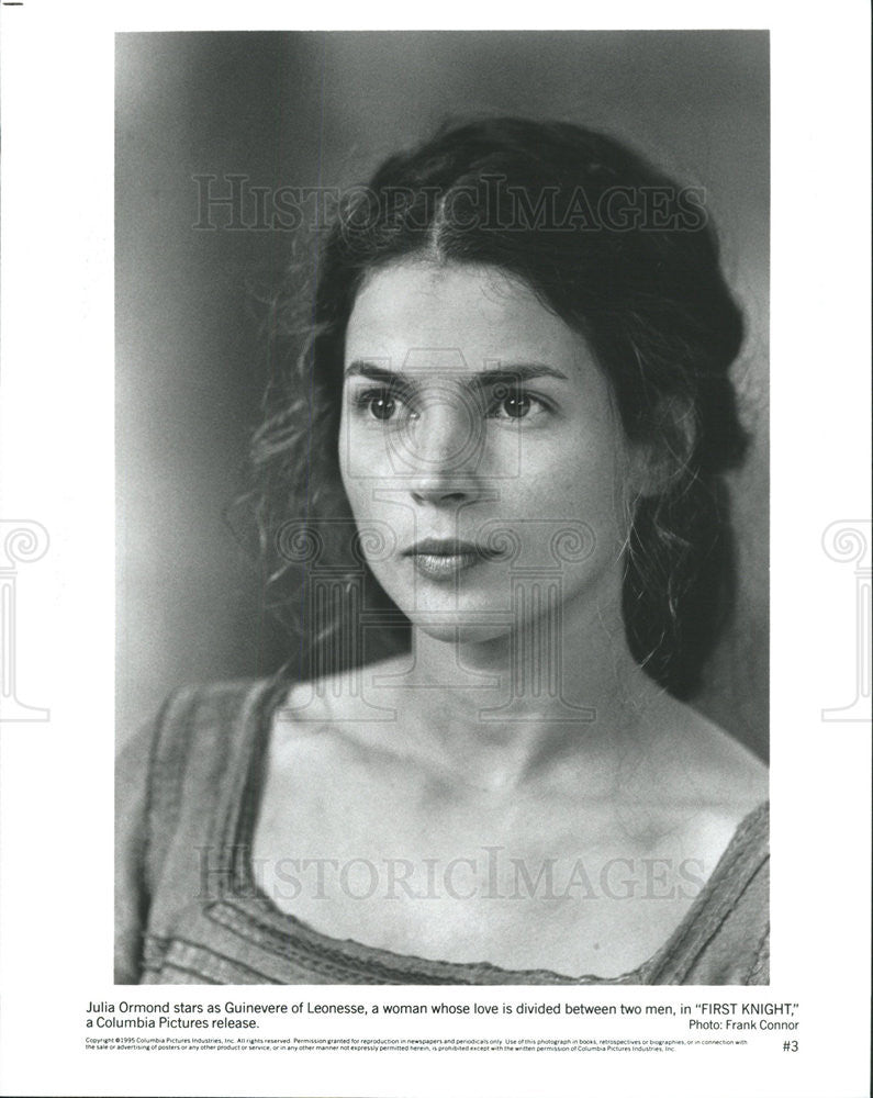 1995 Press Photo First Knight Julia Ormond - Historic Images