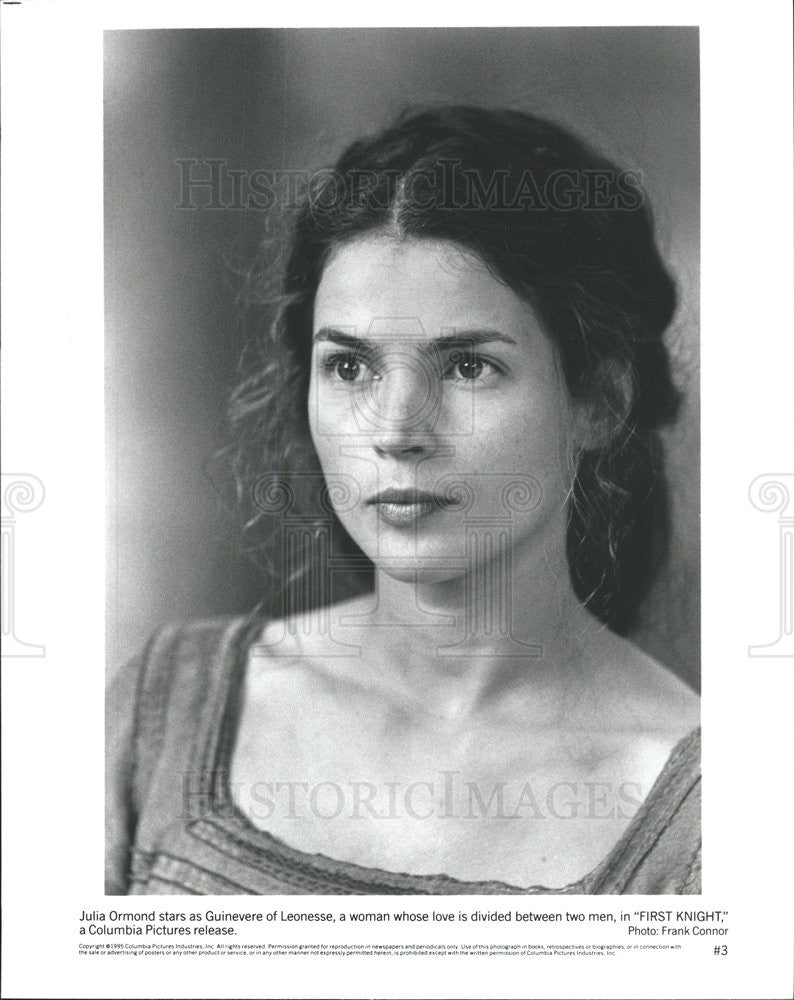 1995 Press Photo First Knight Julia Ormond - Historic Images