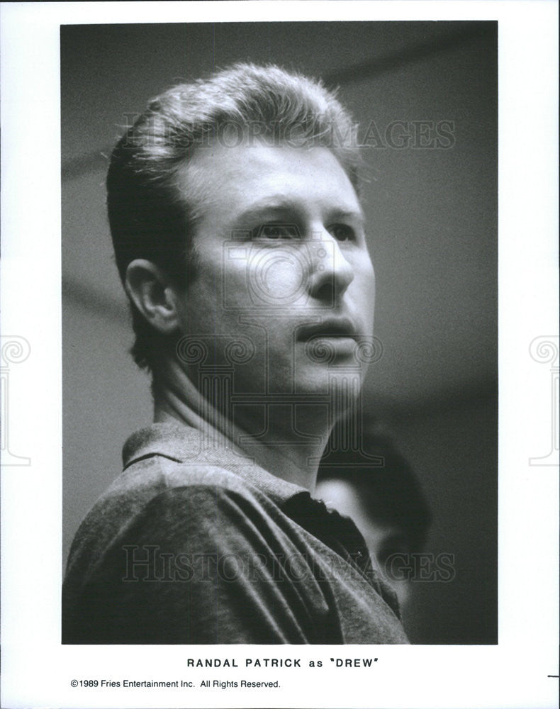 1989 Press Photo Randal Patrick Fast Food - Historic Images