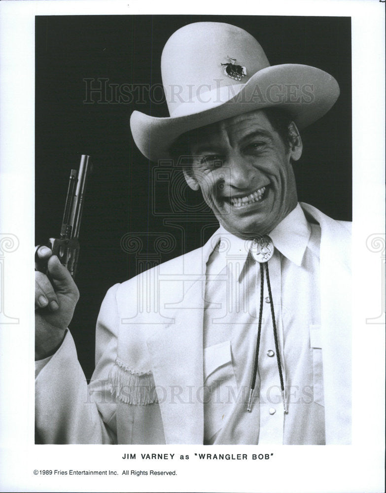 1989 Press Photo Fast Food Jim Varney - Historic Images