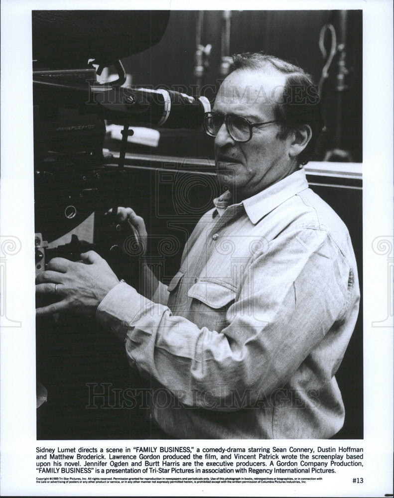 Sidney Lumet Director Family Business 1989 vintage promo photo print ...