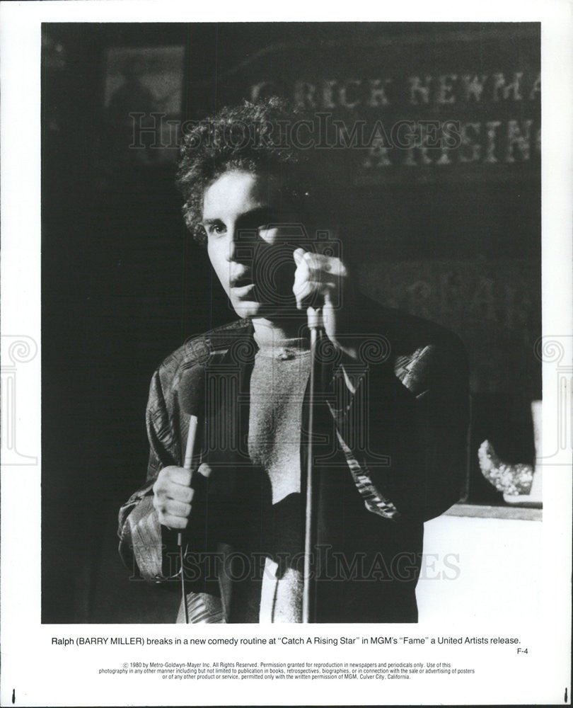1980 Press Photo Fame Barry Miller - Historic Images