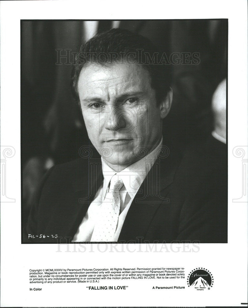 1984 Press Photo Falling in Love Harvey Keitel - Historic Images