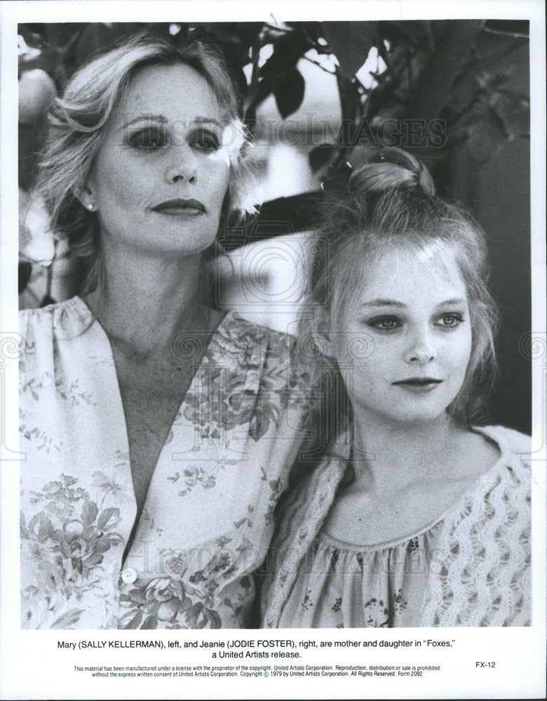 1980 Press Photo Foxes Sally Kellerman Jodie Foster - Historic Images