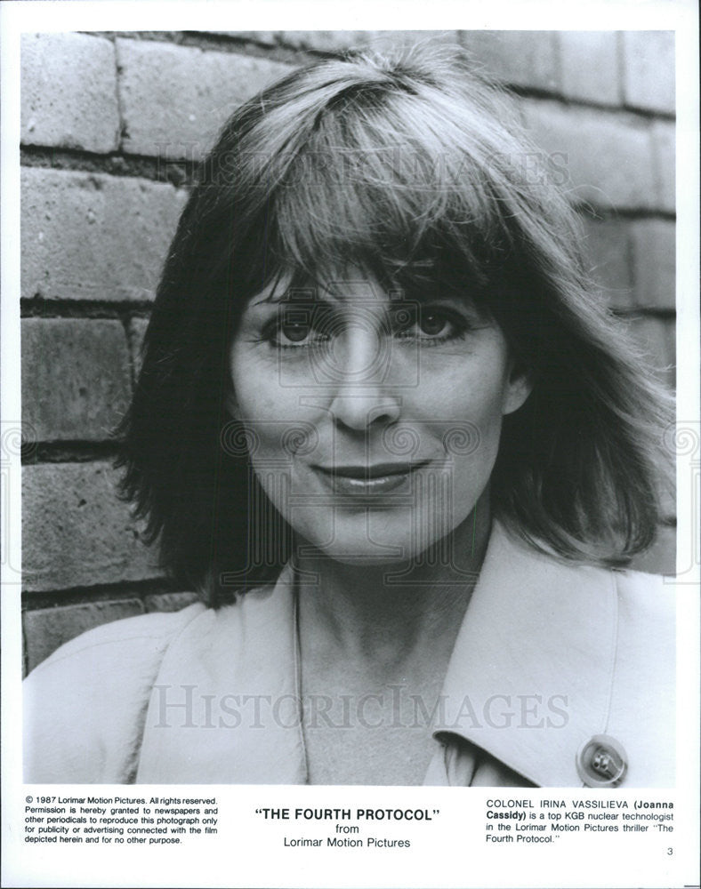 The Fourth Protocol Joanna Cassidy 1987 Vintage Promo Photo Print Historic Images