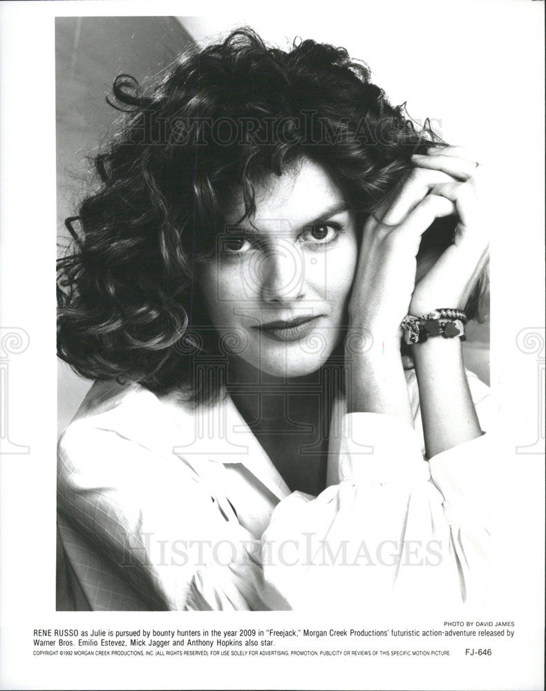 Freejack Rene Russo 1992 vintage promo photo print - Historic Images