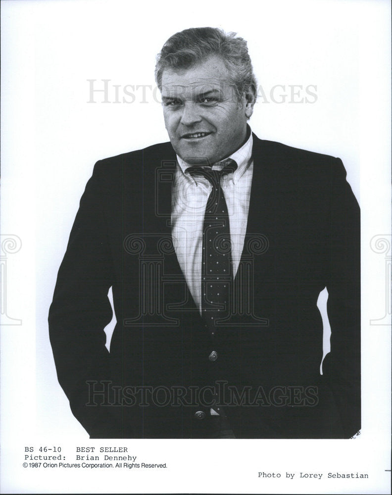 1987 Press Photo Best Seller Brian Dennehy - Historic Images