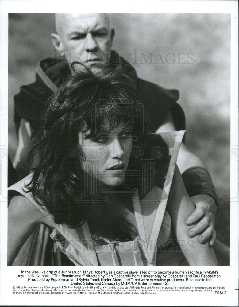 1982 Press Photo Tanya Roberts Actress Beastmaster - Historic Images