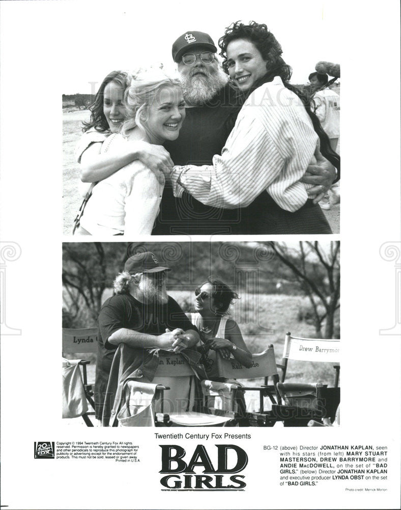 Film Bad Girls Jonathan Kaplan Director Mary Stuart Masterson 1994 vintage  promo photo print - Historic Images