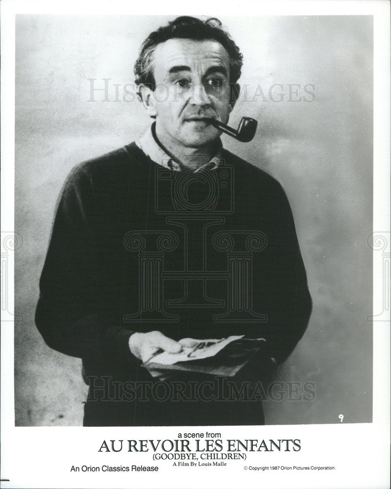 1987 Press Photo Au Revoir Les Enfants Louis Malle director - Historic Images