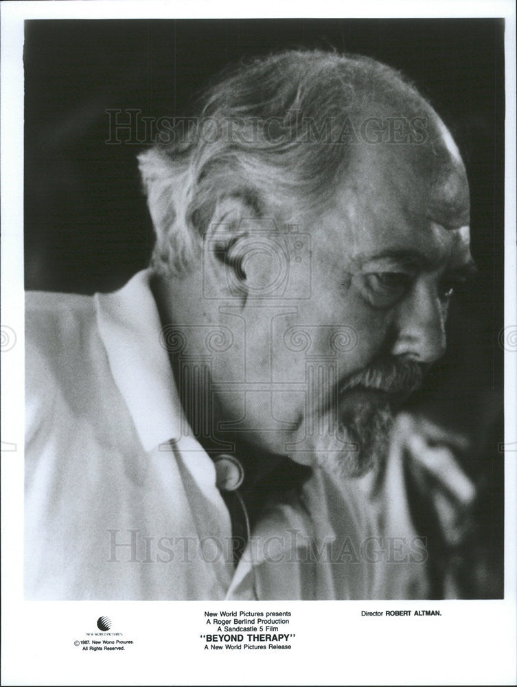 1987 Press Photo Robert Altman Director Beyond Therapy - Historic Images