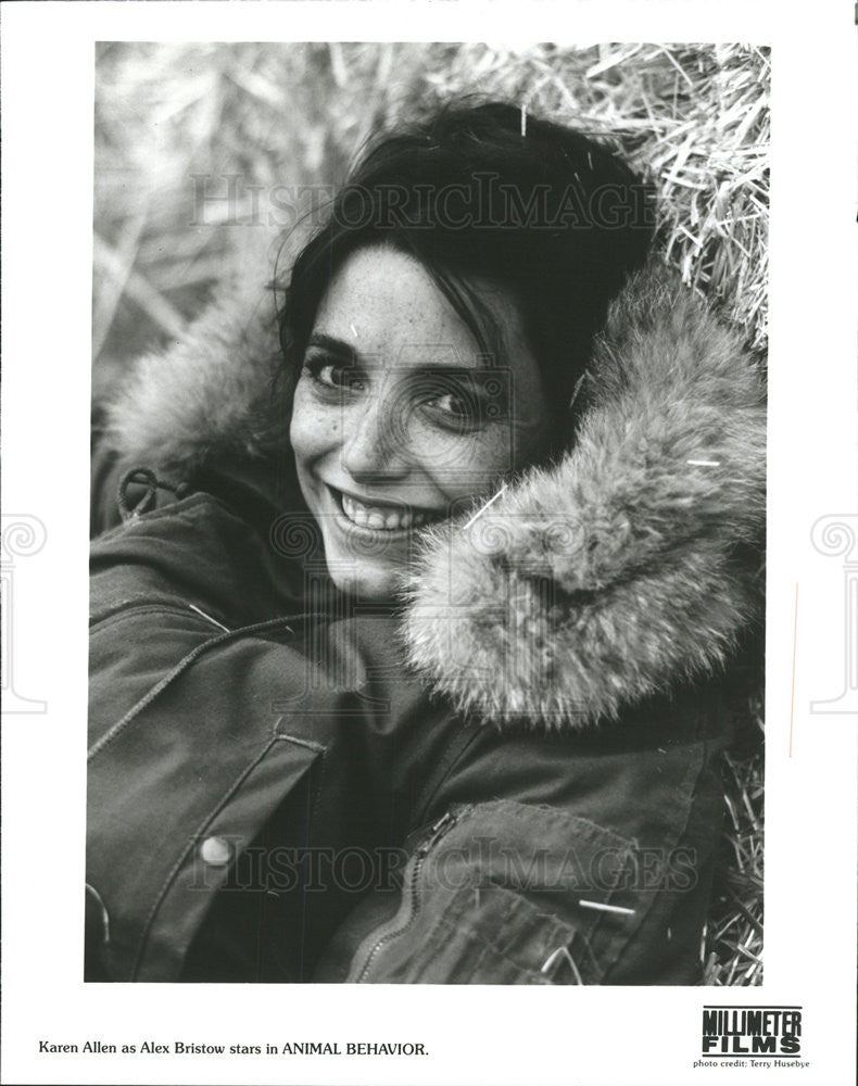 Karen Allen Actress Animal Behavior Undated vintage promo photo print -  Historic Images