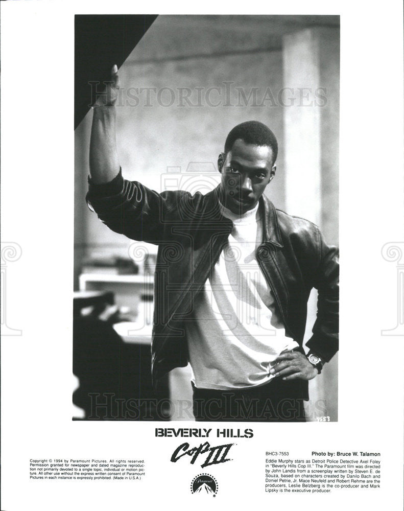1994 Press Photo Film Beverly Hills Cop III Eddie Murphy - Historic Images