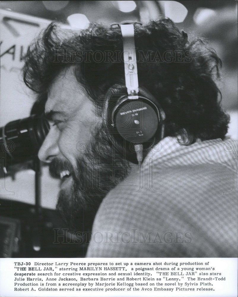 1979 Press Photo Larry Peerce Director of &quot;The Bell Jar&quot; - Historic Images