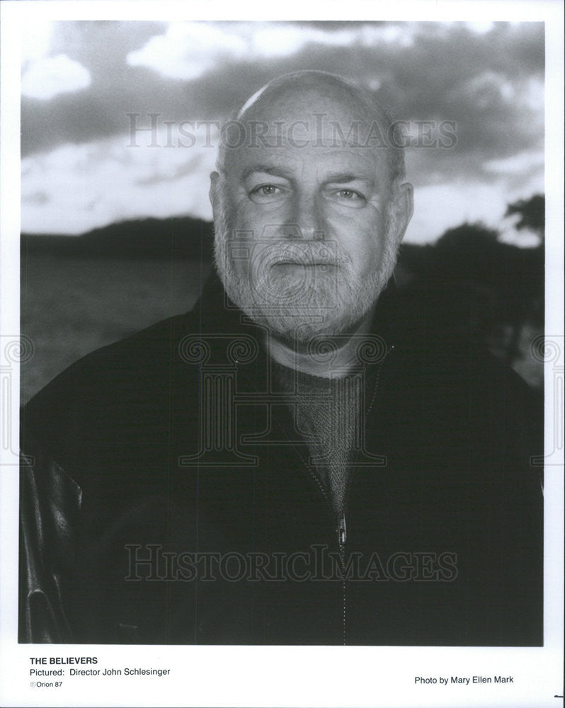 1987 Press Photo The Believers director John Schlesinger - Historic Images