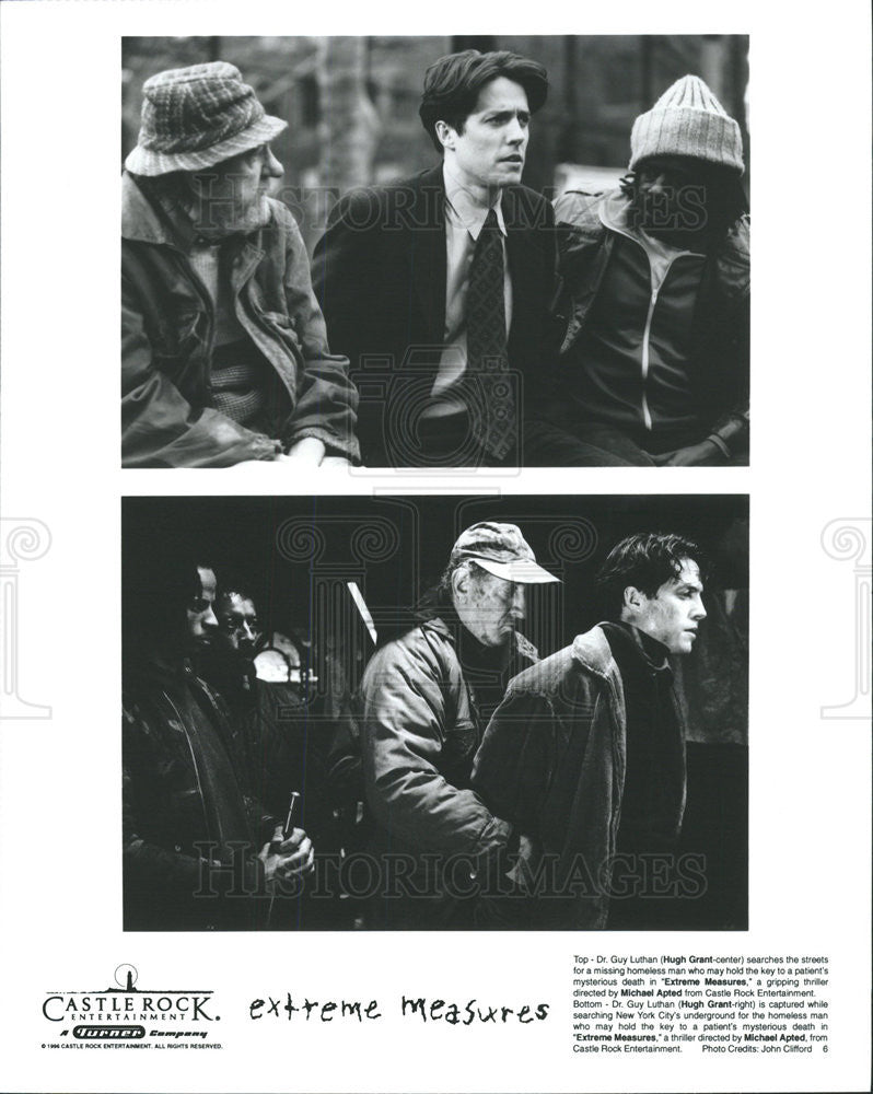 1996 Press Photo Hugh Grant in &quot;Extreme Measures&quot; - Historic Images