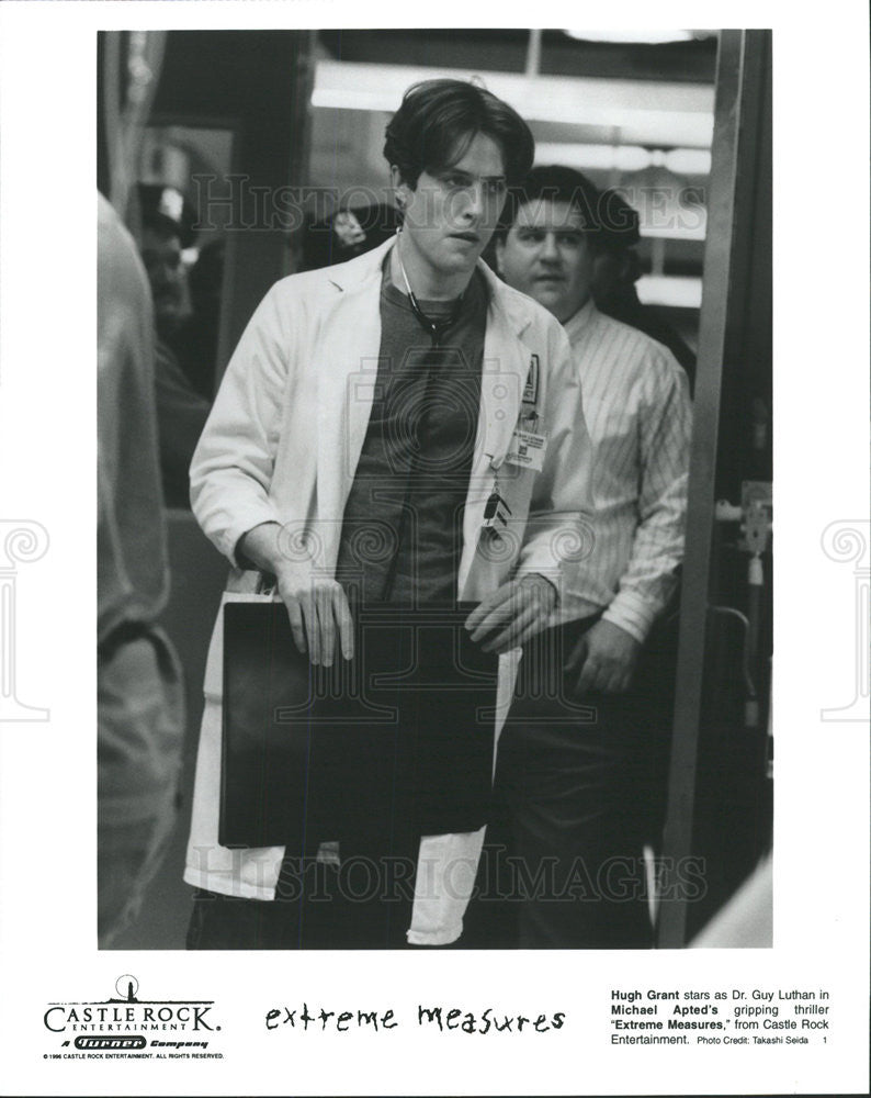 1996 Press Photo Hugh Grant in &quot;Extreme Measures&quot; - Historic Images