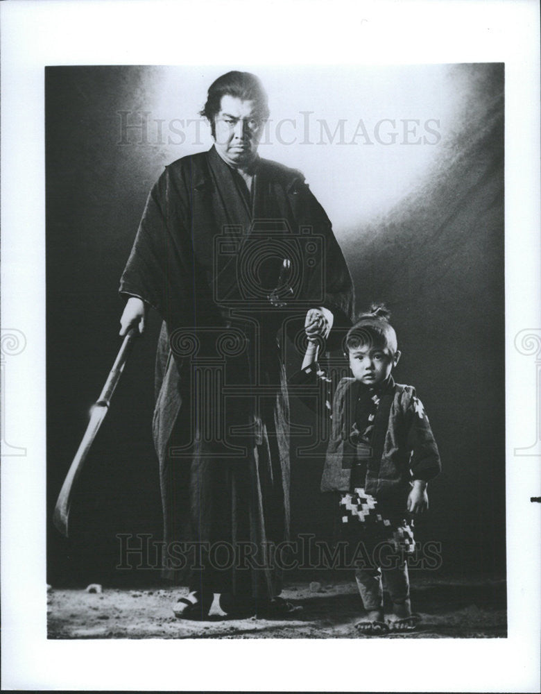 Press Photo Scene from samurai film - Historic Images