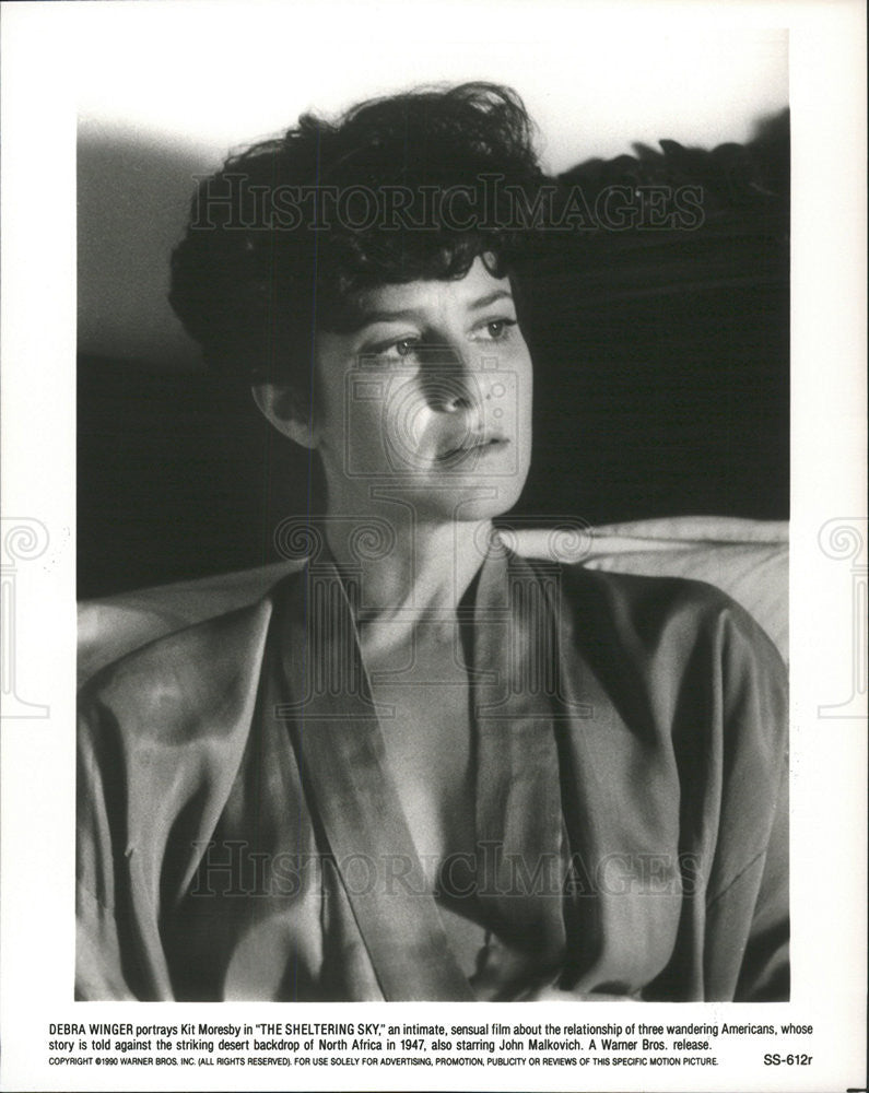 1990 Press Photo Debra Winger in &quot;The Sheltering Sky&quot; - Historic Images