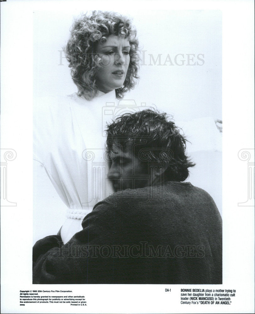 1986 Press Photo Bonnie Bedelia &amp; Nick Mancuso in &quot;Death of an Angel&quot; - Historic Images