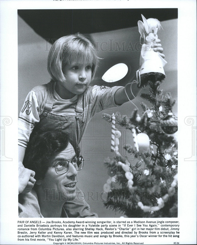 1978 Press Photo Joe Brooks Danielle Brisebois Actress If I Ever See You Again - Historic Images