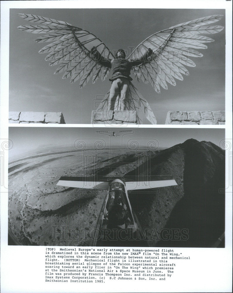 1985 Press Photo Scene From On The Wing - Historic Images