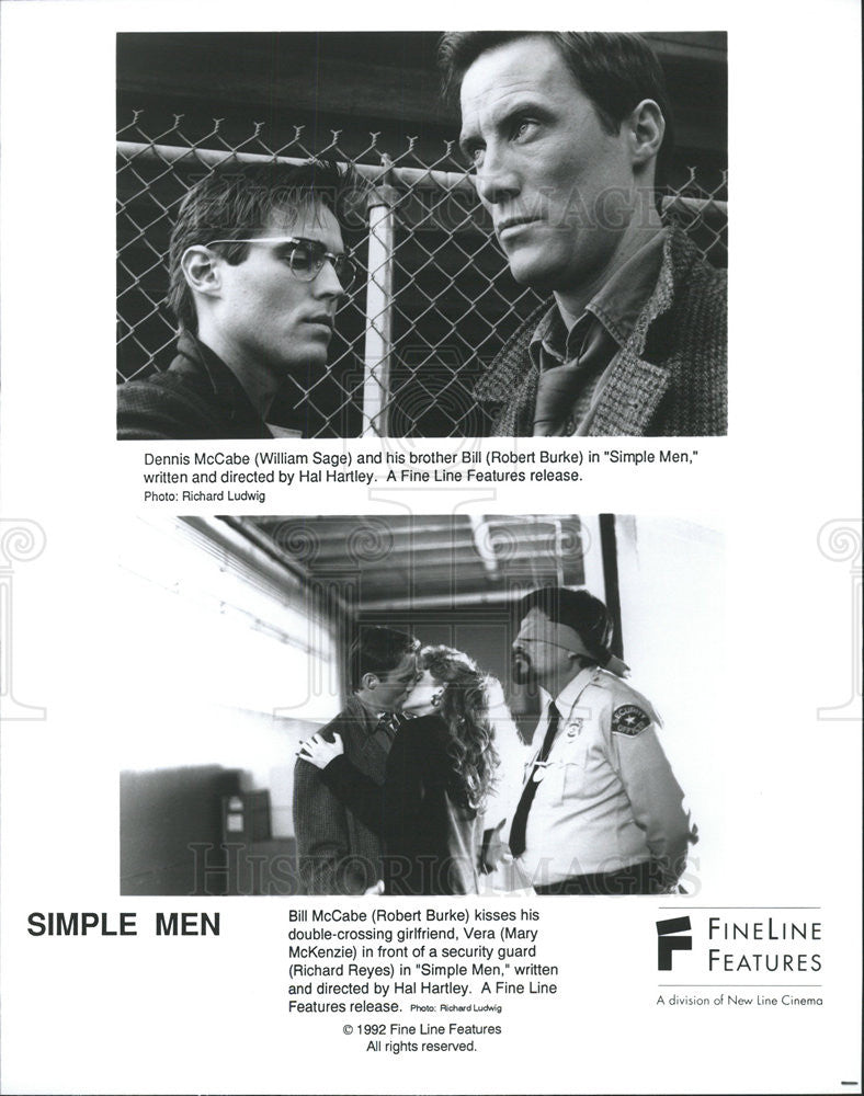 William Sage Robert Burke Mary McKenzie Richard Reyes Actors 1992 ...