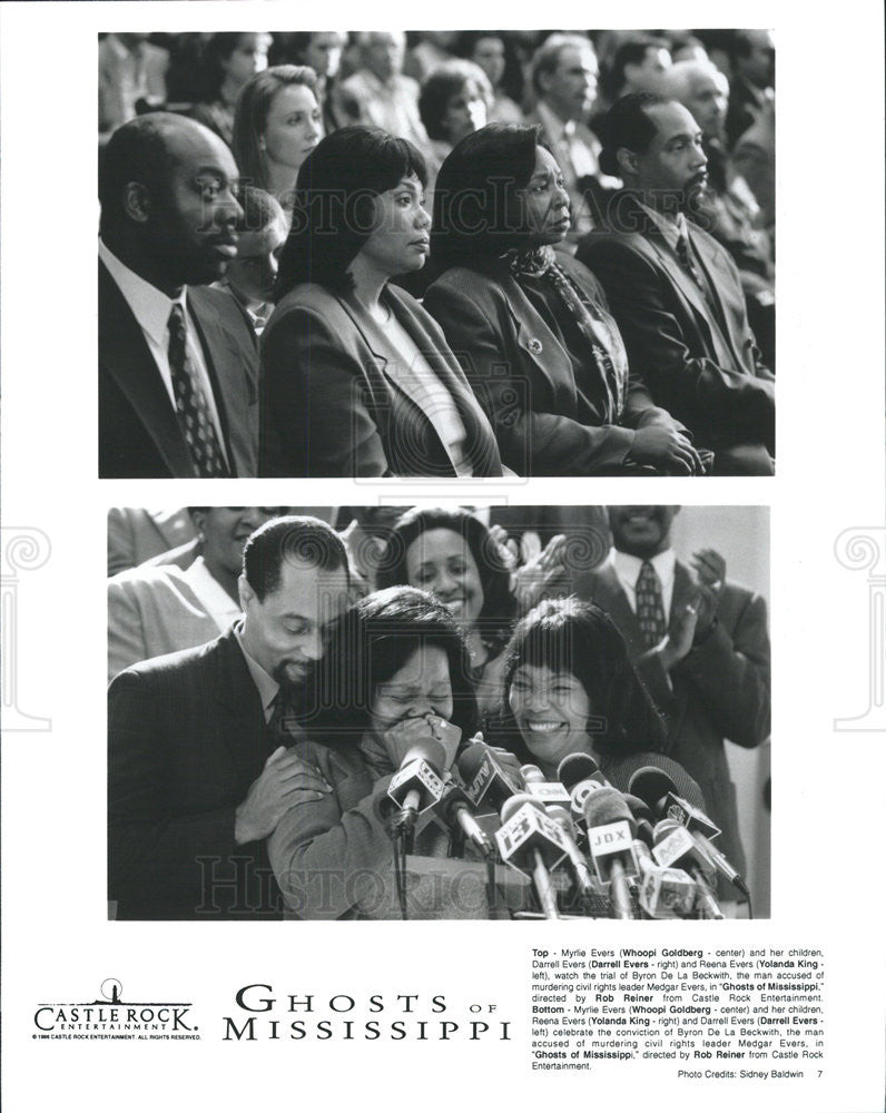 1996 Press Photo Whoopi Goldberg, Darrell Evers In   &quot;Ghosts Of Mississippi&quot; - Historic Images